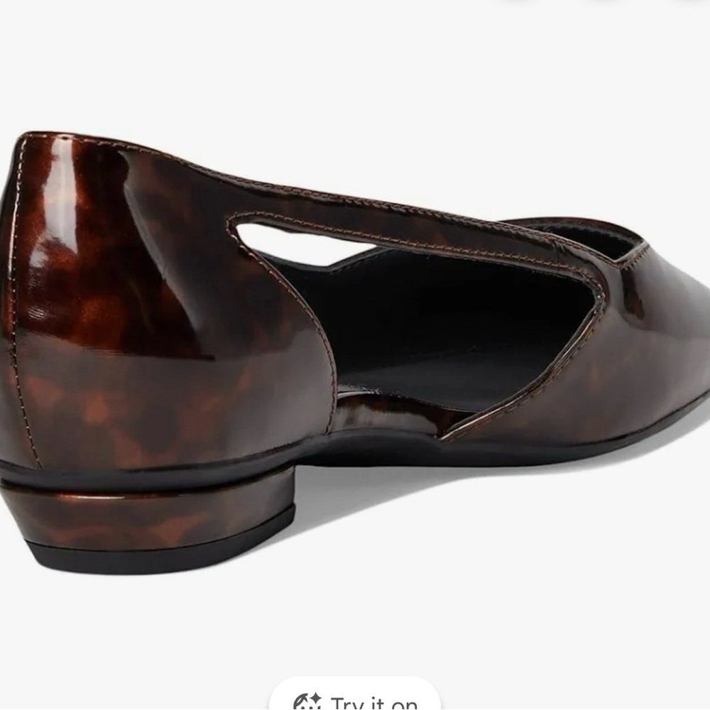 Franco Sarto Dark Brown Flats - Picture 4 of 5